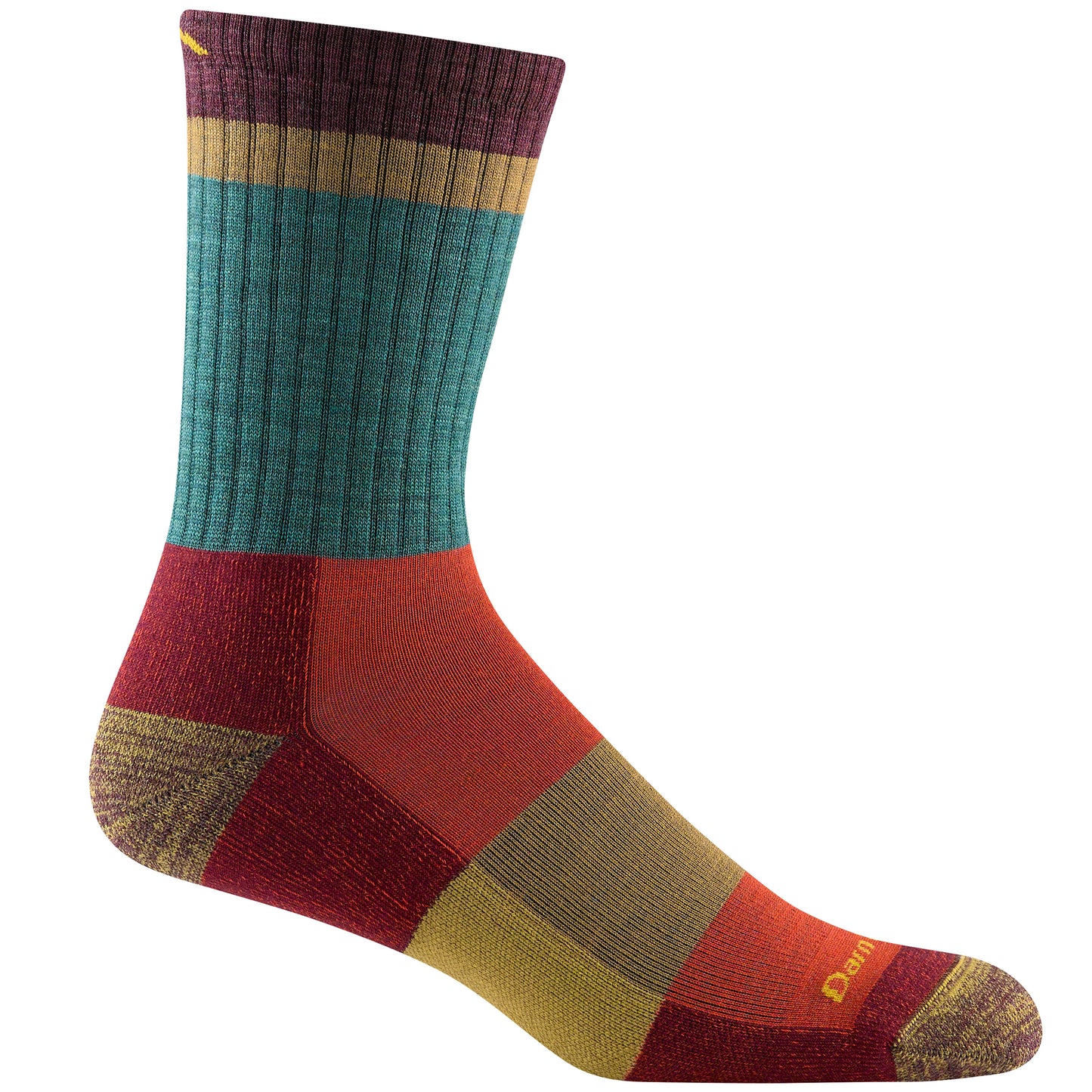 Darn Tough Men's Heady Stripe Micro Crew Lightweight Hiking Sock