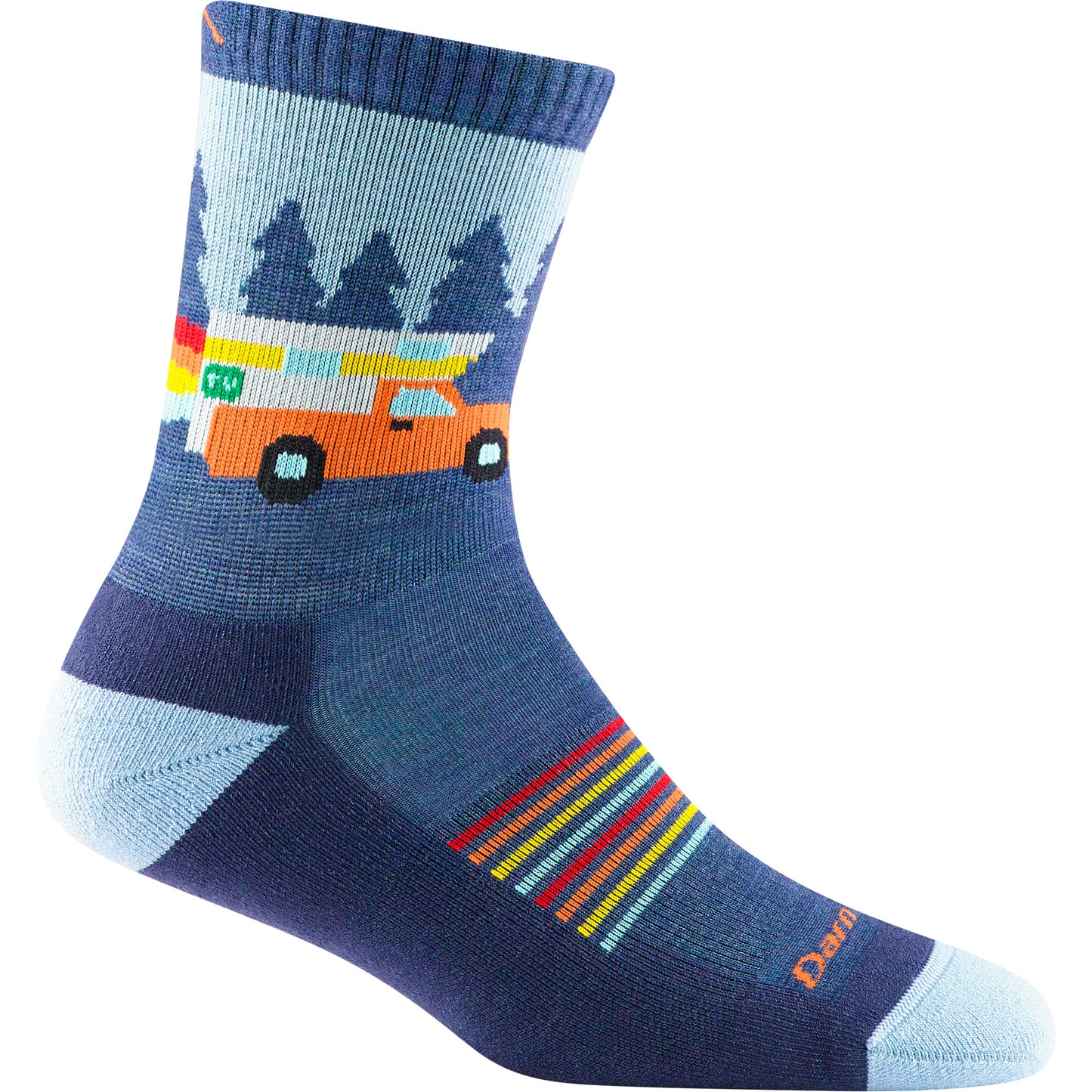 Children's Darn Tough 3037 sock in Denim