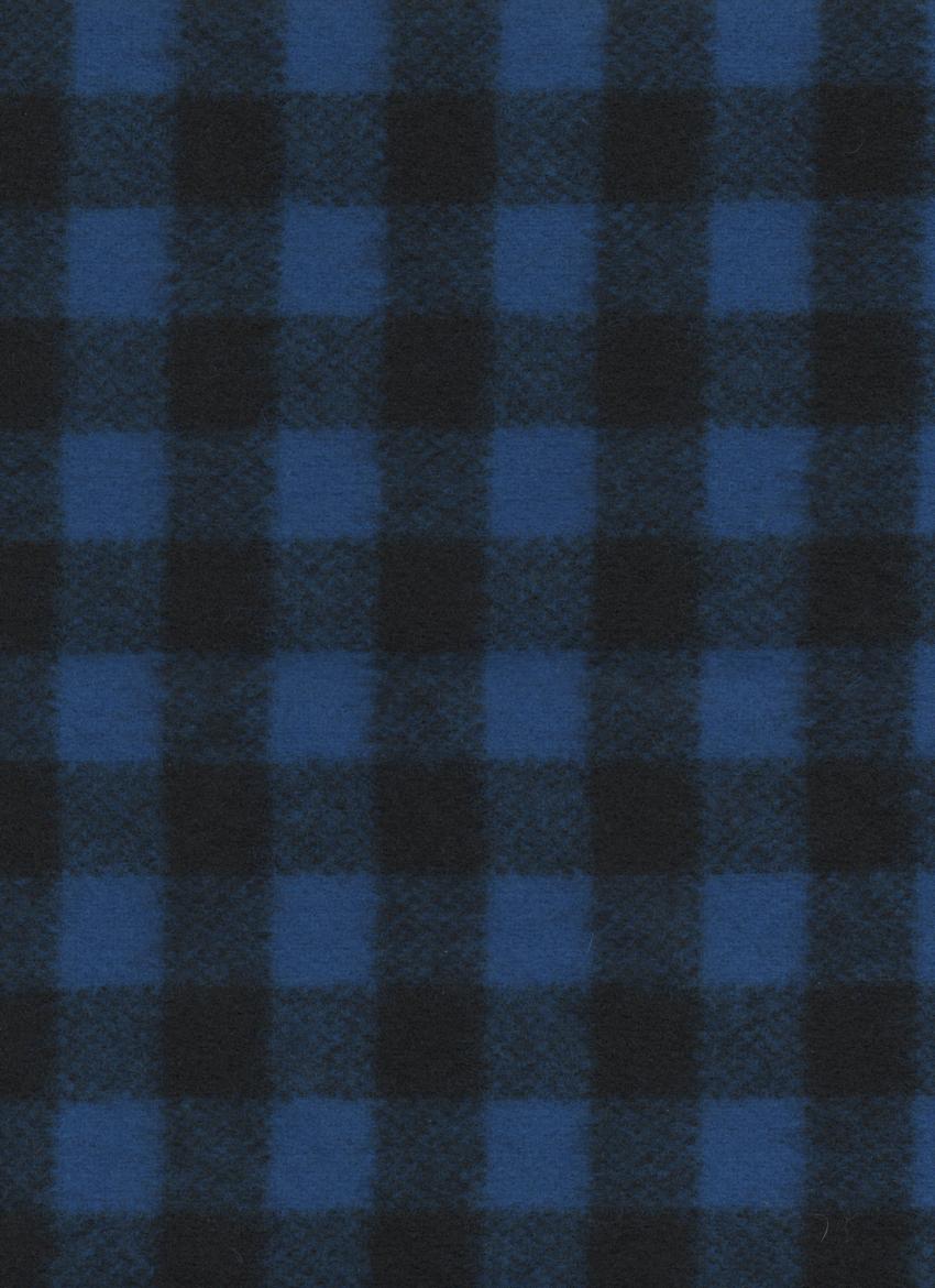 Fabric 47 - Blue and black buffalo check