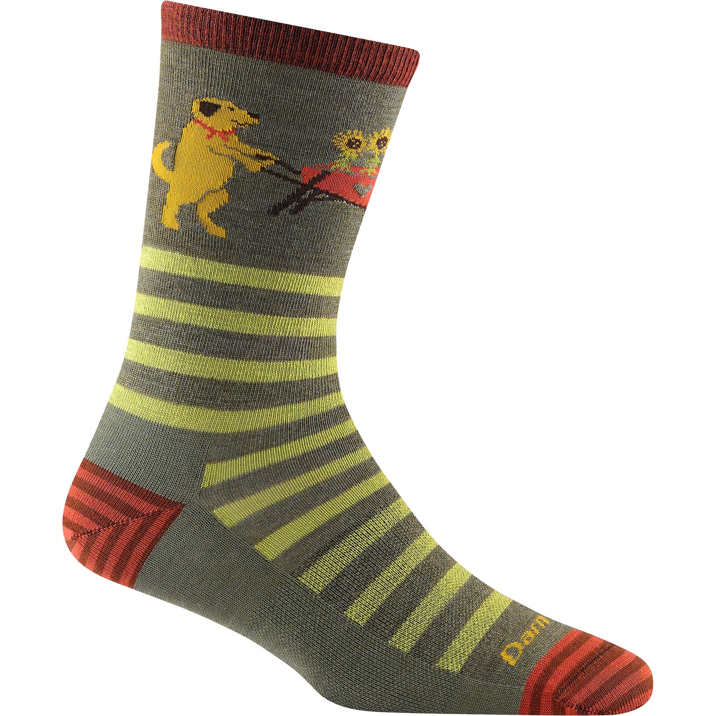 Women's Darn Tough 6037 sock in Herb alternate picture