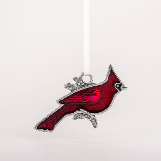 Danforth Pewter red cardinal ornament