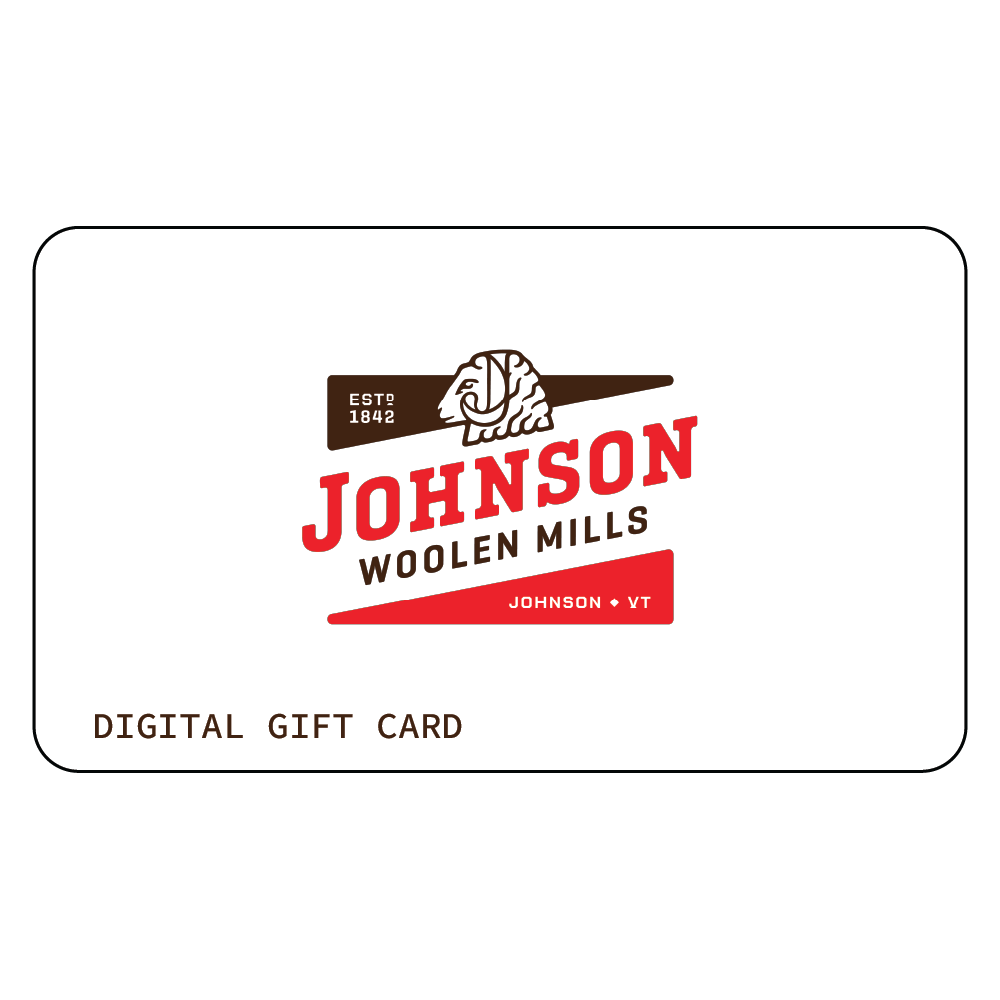 Johnson Woolen Mills digital gift card
