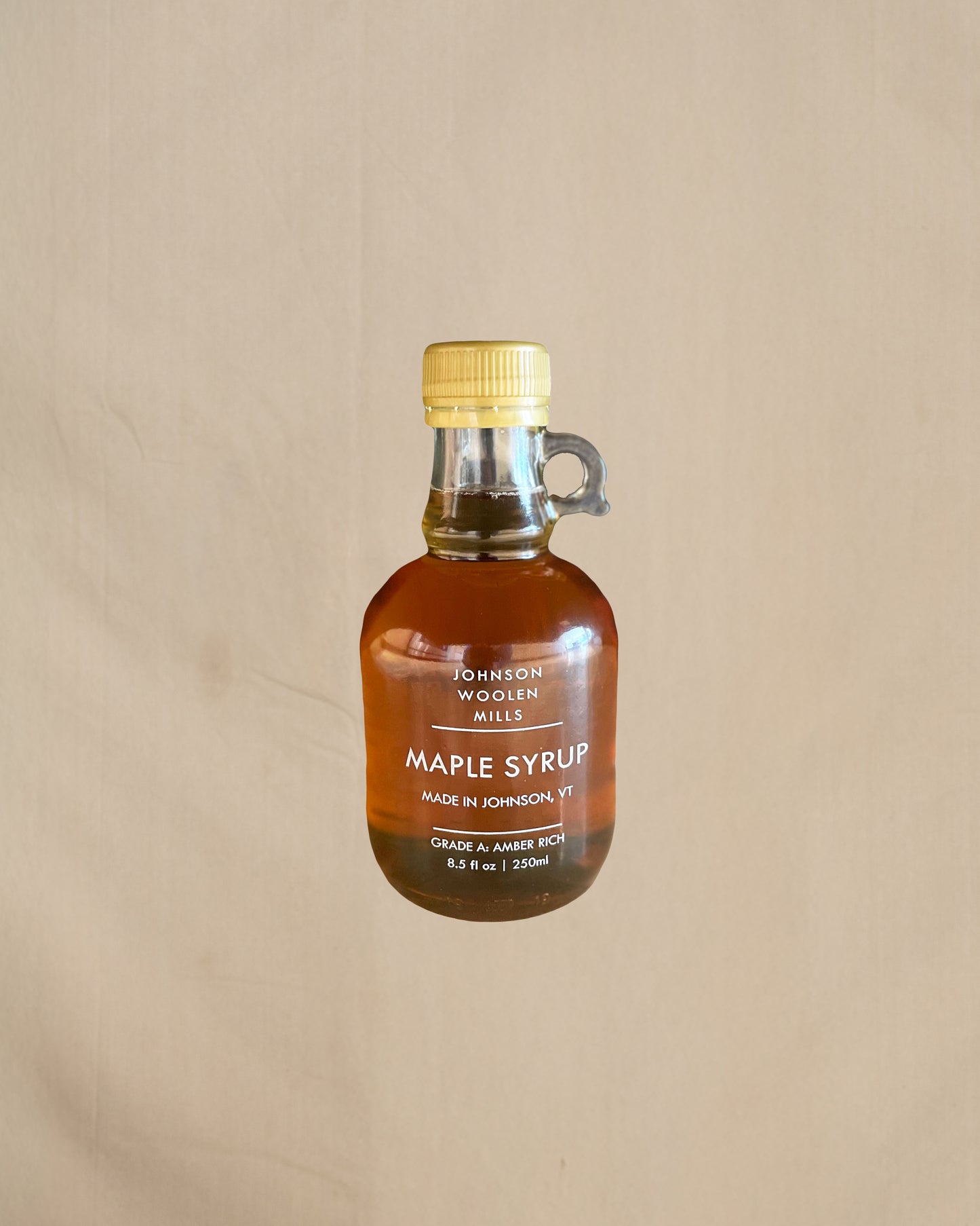 Johnson Maple Syrup in glass jug