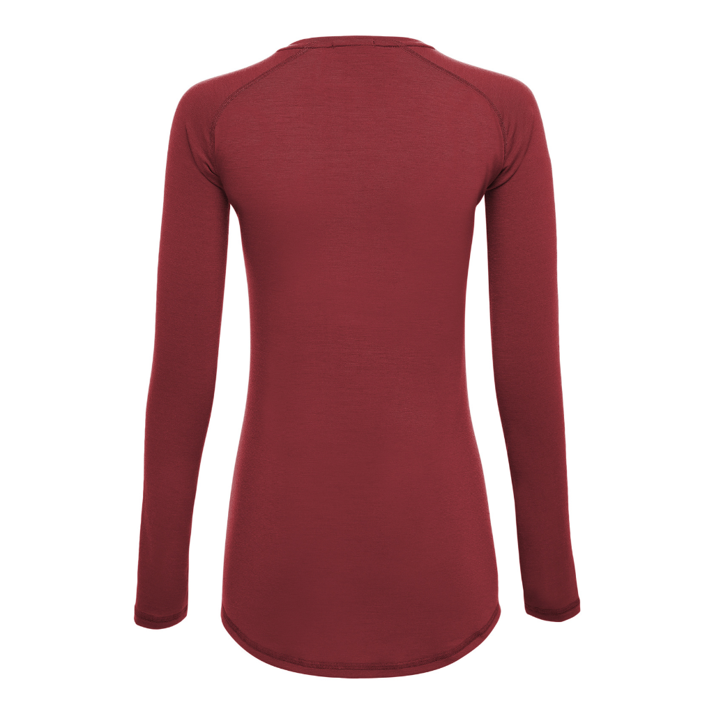 Women's Nuyarn® Merino Wool Tech Baselayer Long Sleeve 2.0 back side