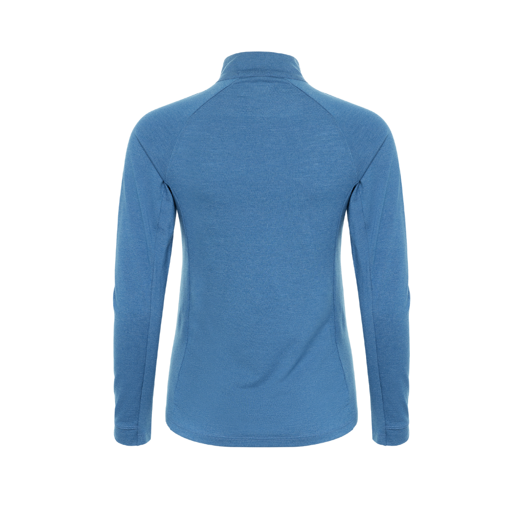 Women's Nuyarn® Merino Wool 1/4 Zip back side