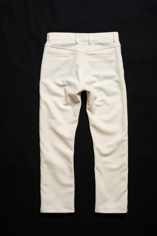 White-out Tracker Pants 100% White wool