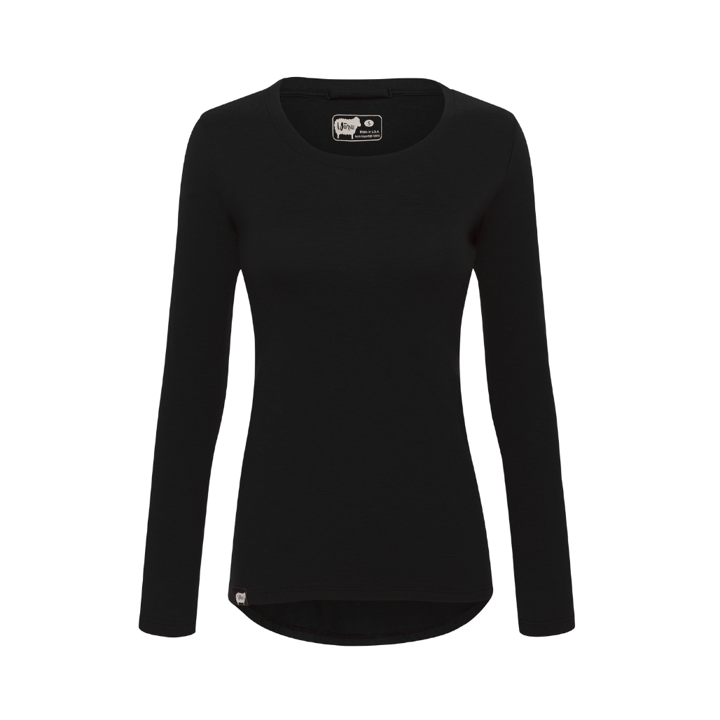 Women's 100% Merino Wool Long Sleeve Shirt