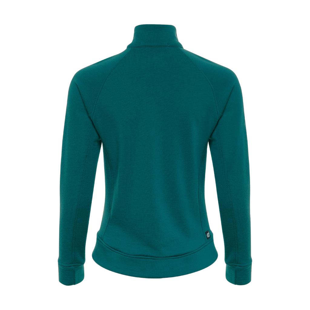 Wuru Womens Merino Wool Zip up in Back side