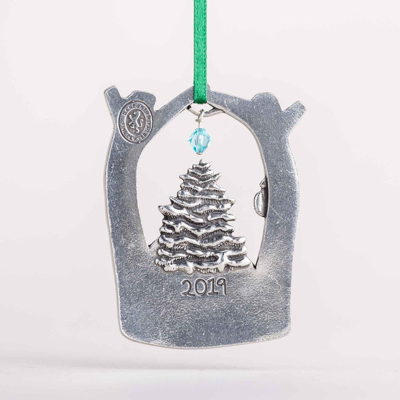 Danforth Pewter wonderland ornament back