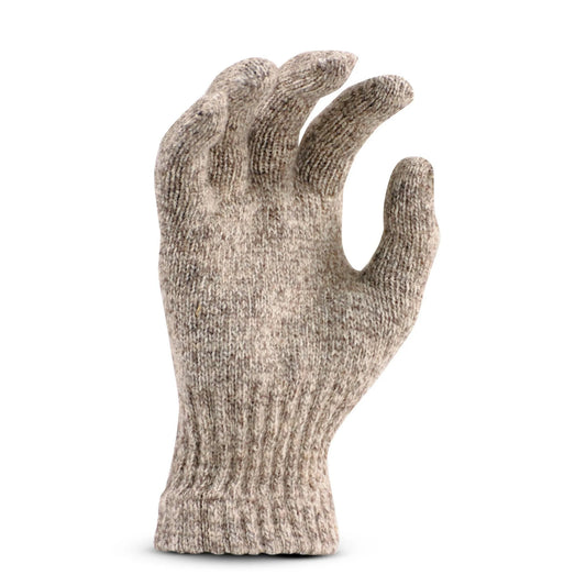 Fox River mid weight ragg glove in brown tweed