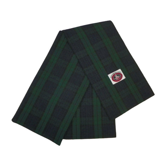 Green Mountain Flannel Green/Blue/Black (Blackwatch) scarf with logo 