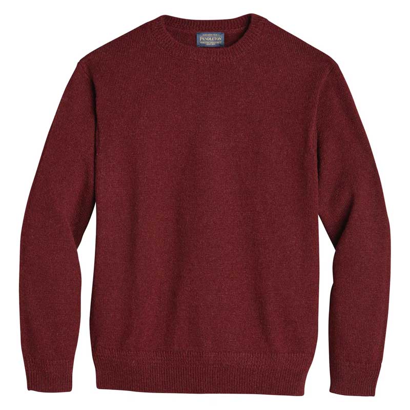 Pendleton Shetland Wool Crewneck Sweater – Johnson Woolen Mills