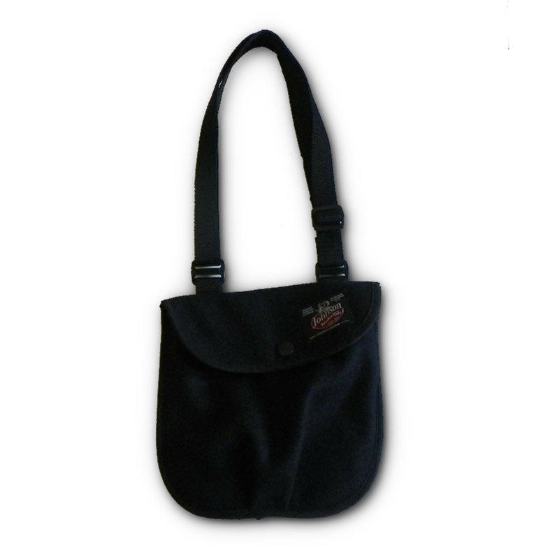 Johnson Woolen Mills Wool Swing Bag with long handle - night navy 