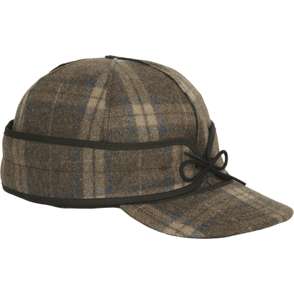 Side View of Stormy Kromer Original Century plaid wool hat