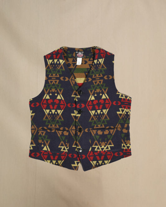 Wool four button vest in VIB