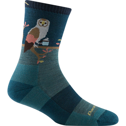Women's Darn Tough sock 5001 teal owl