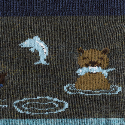 Darn Tough 6066 Forest detail fish