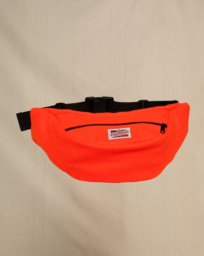 Blaze Orange wool fanny pack