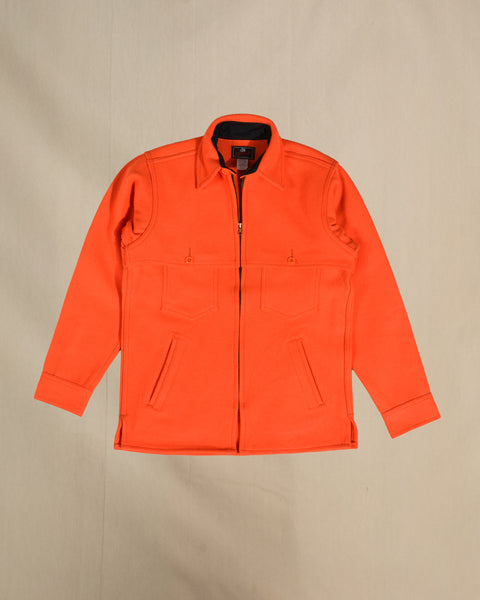 Double Cape Jac Shirt - Blaze Orange 100% Wool – Johnson Woolen Mills