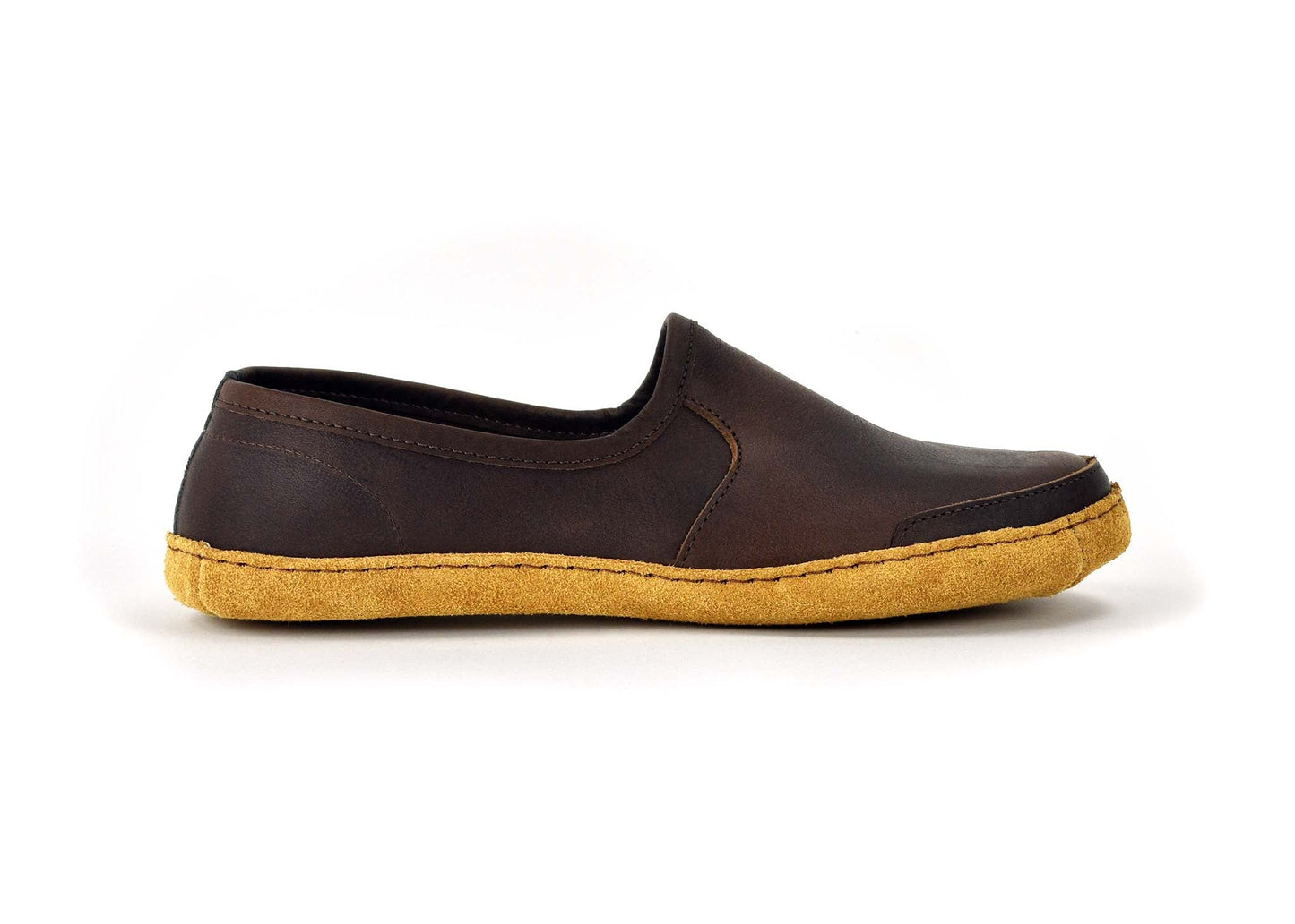 Vermont House Shoes - Loafer - Chocolate side view
