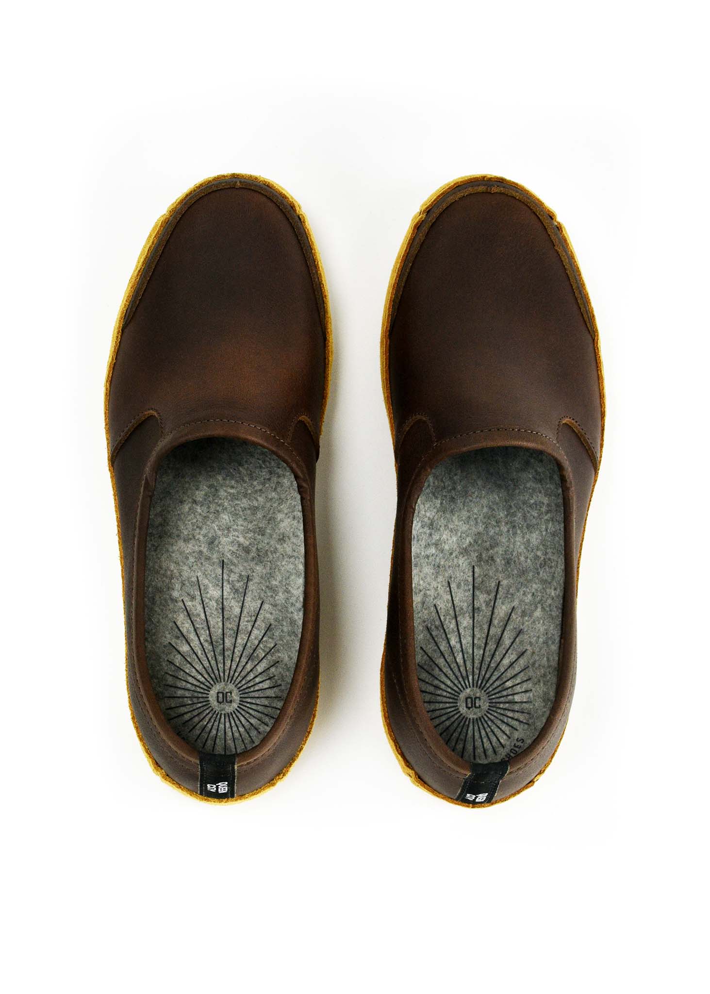 Vermont House Shoes - Loafer - Chocolate top view