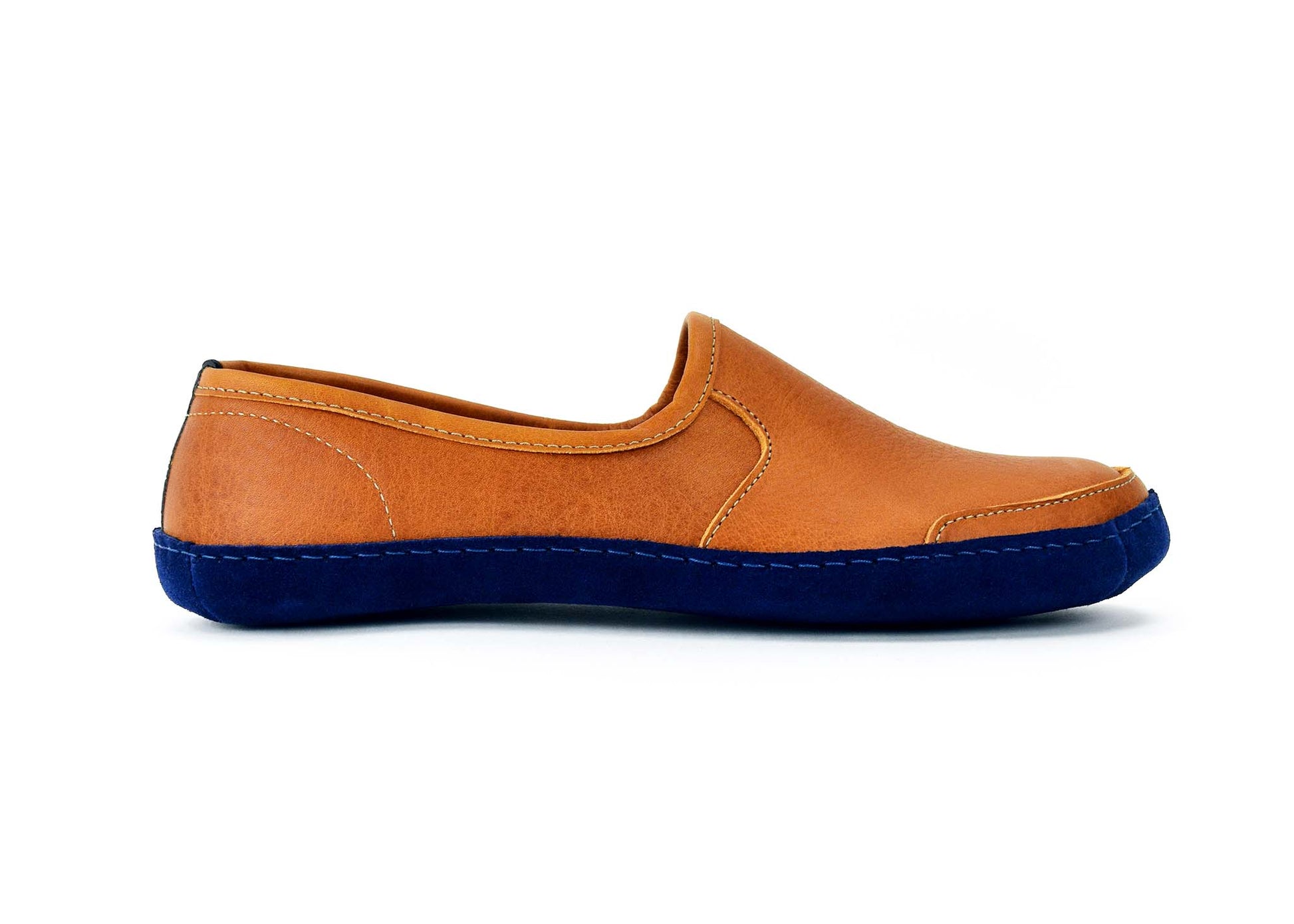 Vermont House Shoes - Loafer - Tan side view
