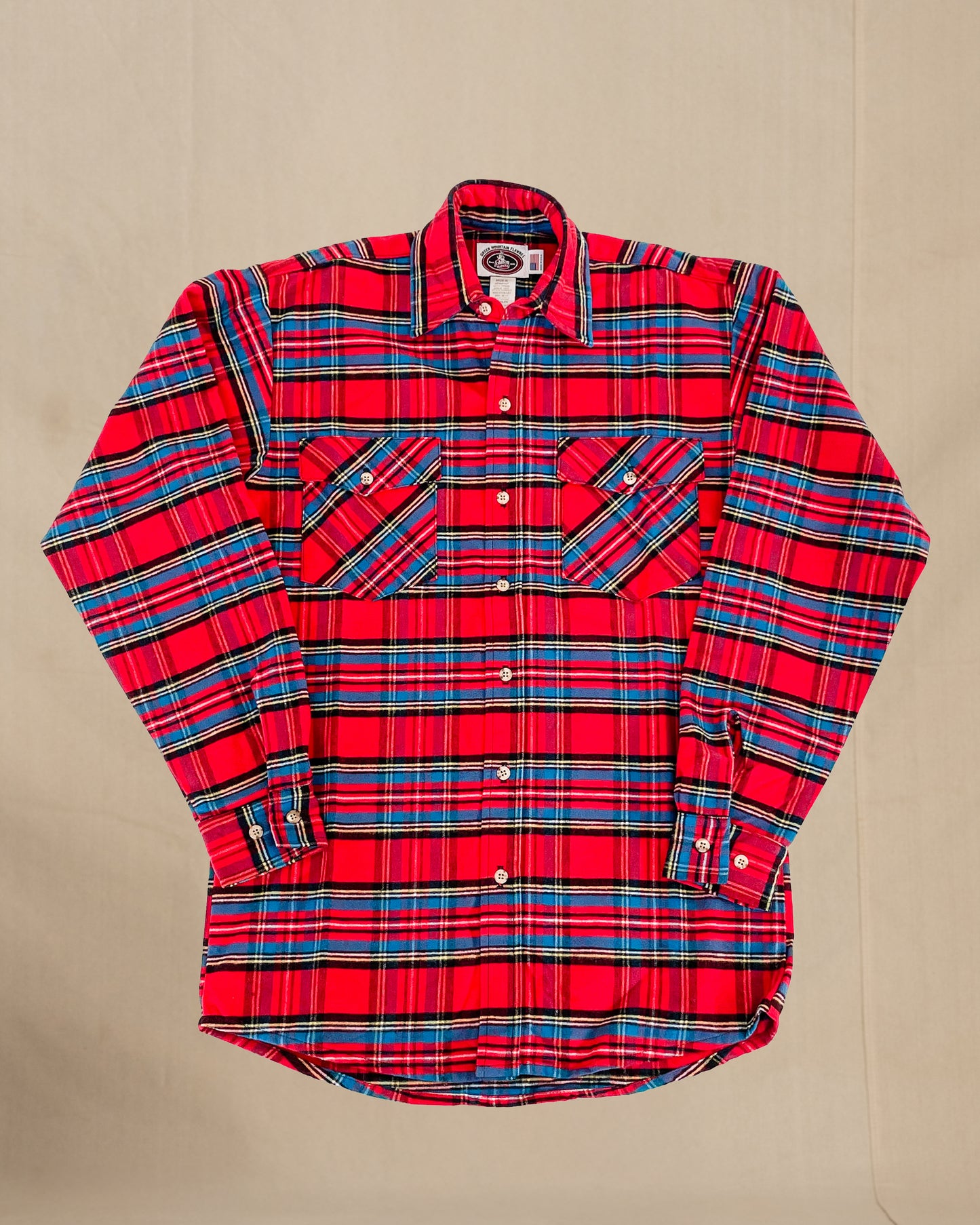 Men's flannel shirt Red Stewart