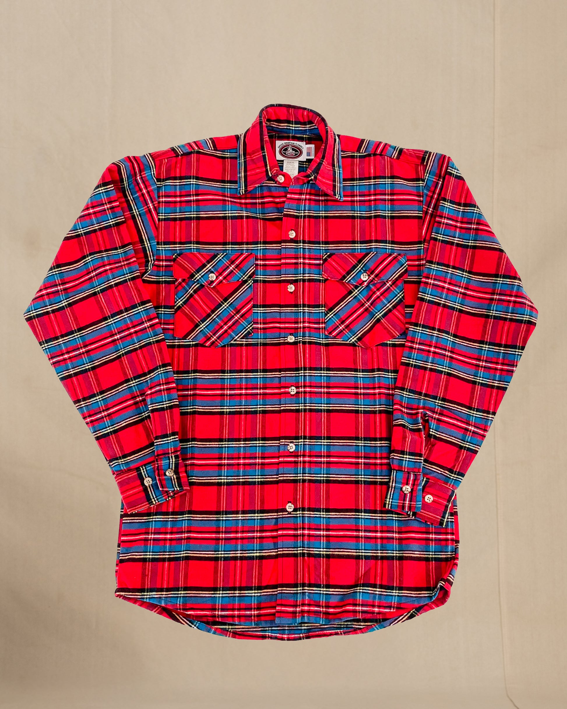 Men's flannel shirt Red Stewart