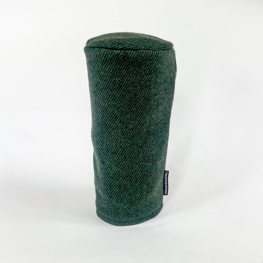 Olive twill wool driver headcover