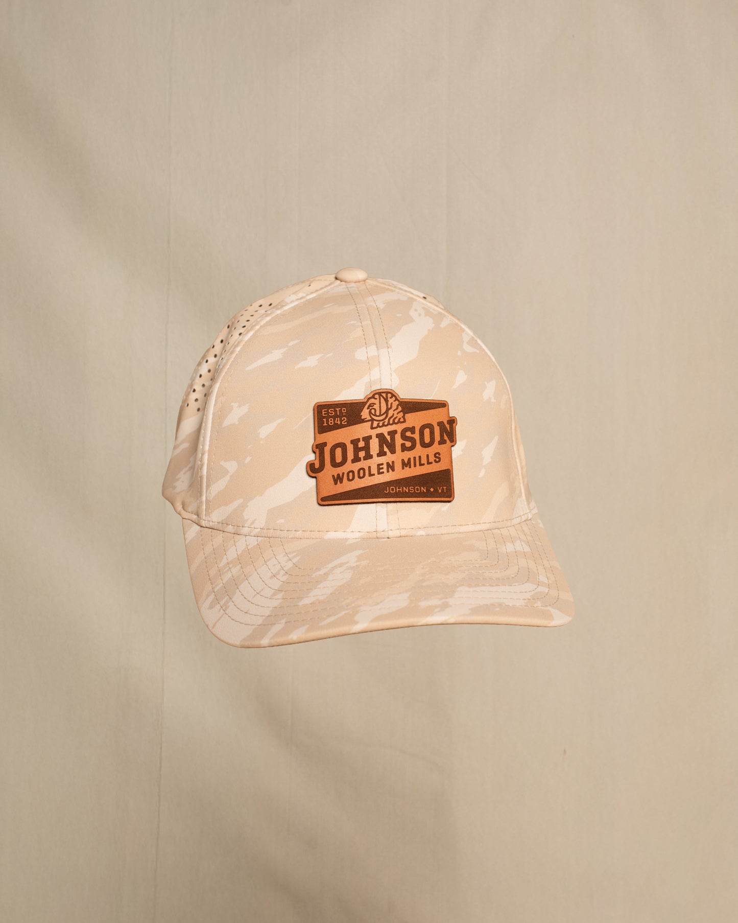 Johnson Woolen Mills Desert  Camo Performance hat