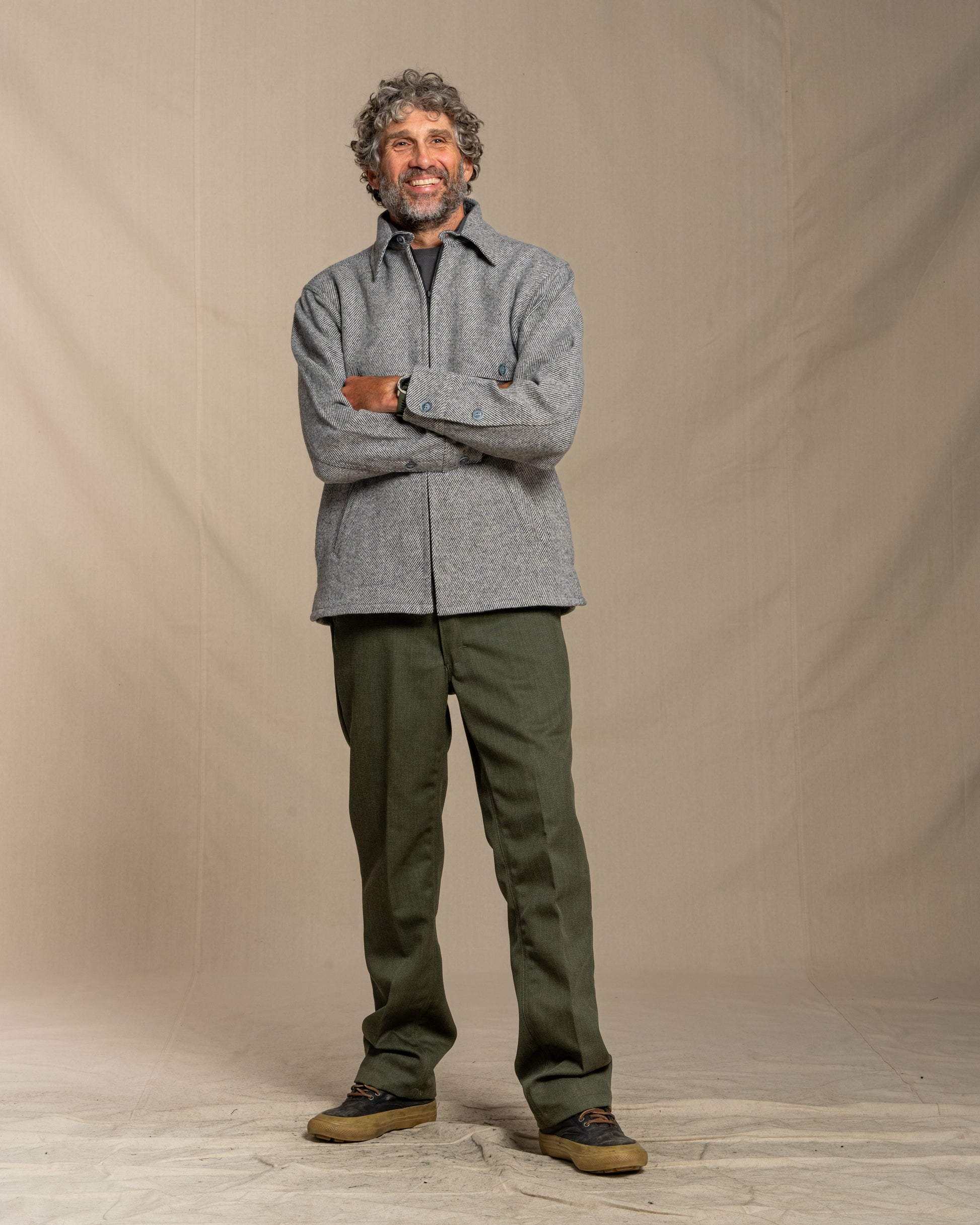 Double Cape Jac Shirt - Gray Twill 10 - Gray Twill / 46 Double Cape Jac Shirt - Gray Twill 10 - Gray Twill / 46