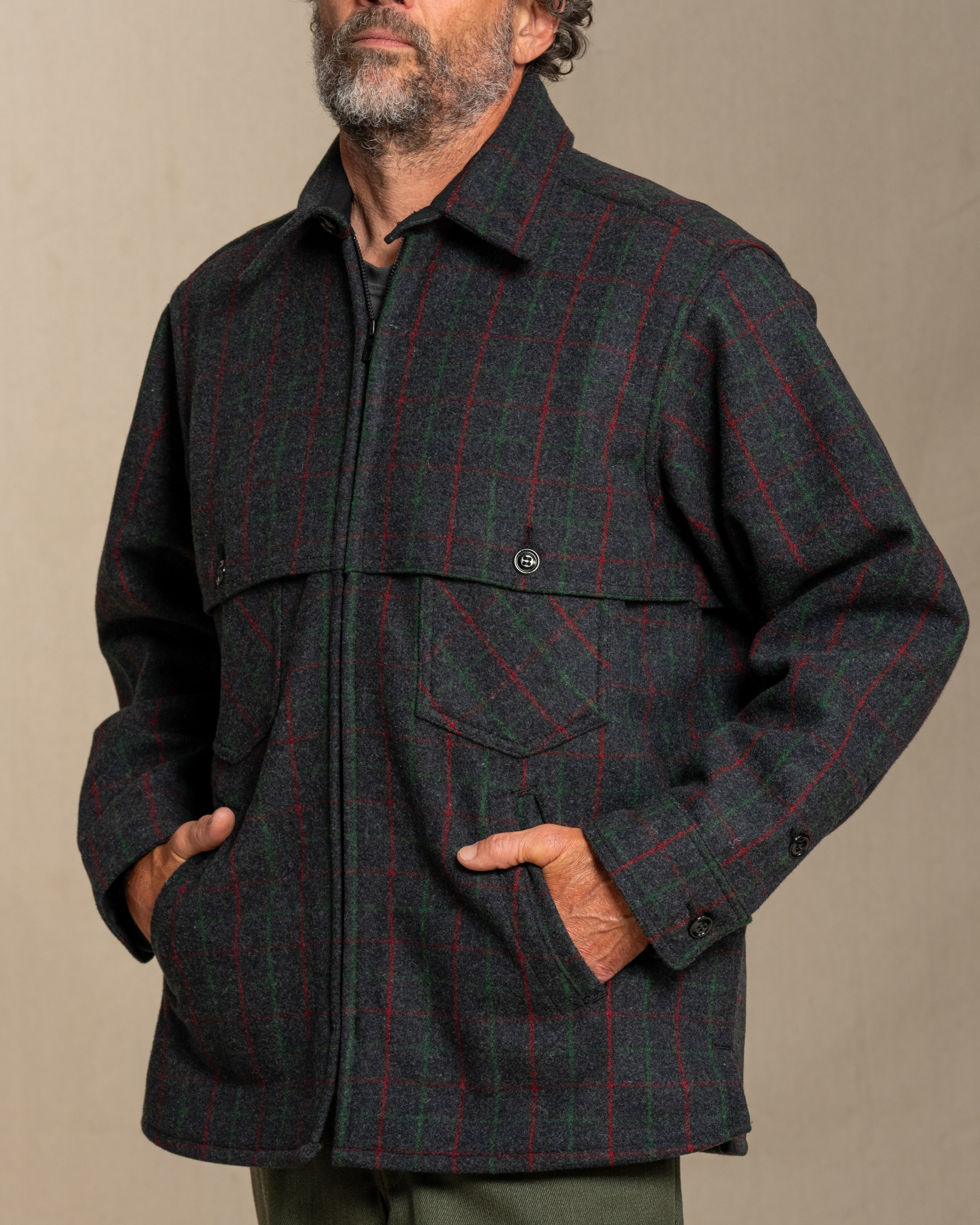 Double Cape Jac Shirt - Adirondack Plaid – Johnson Woolen Mills