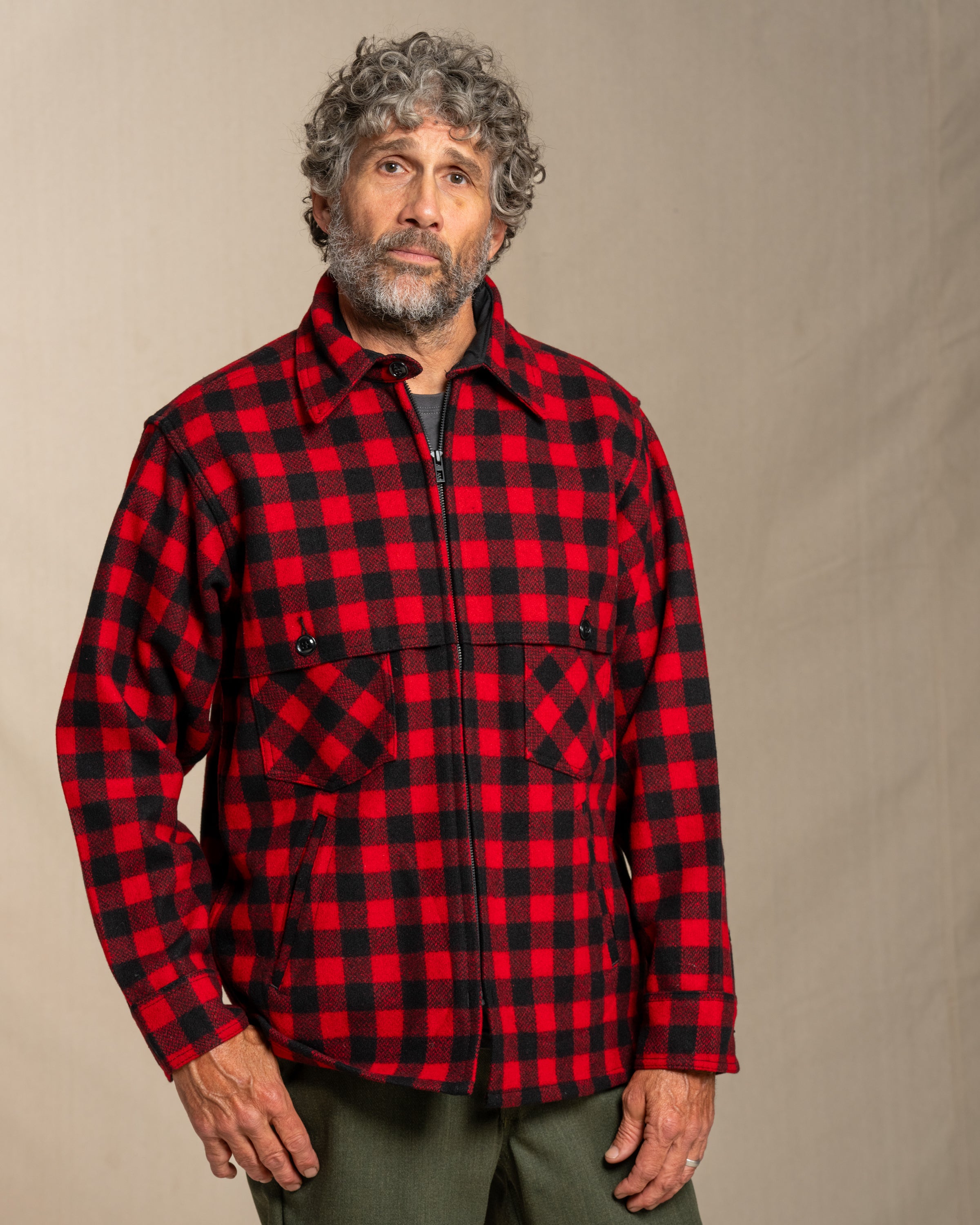 『TEN WOOL SHIRT XL』 Double Cape Jac Shirt - Tall - 18oz – Johnson Woolen Mills