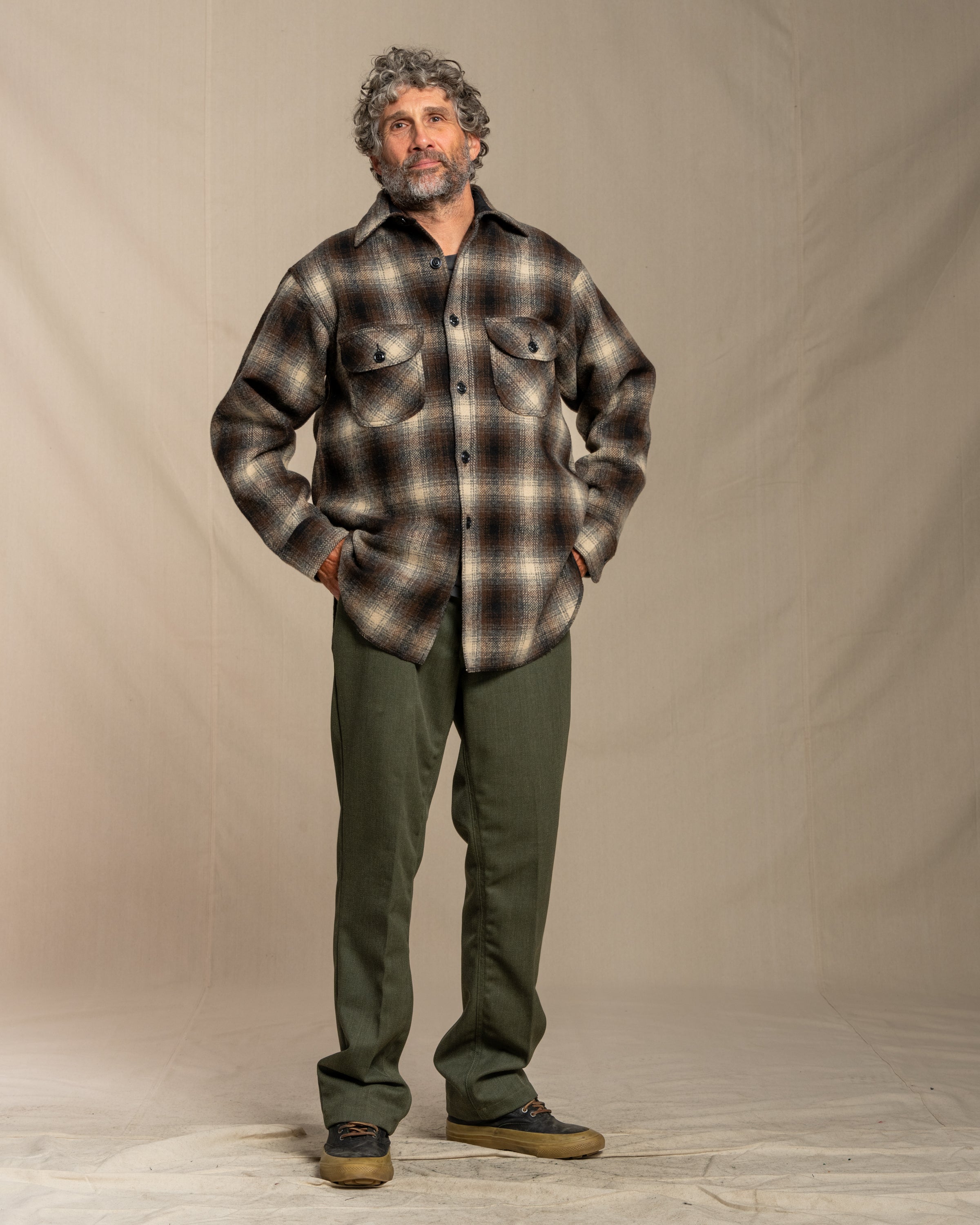 Long Tail Wool Button Down Shirt – Johnson Woolen Mills