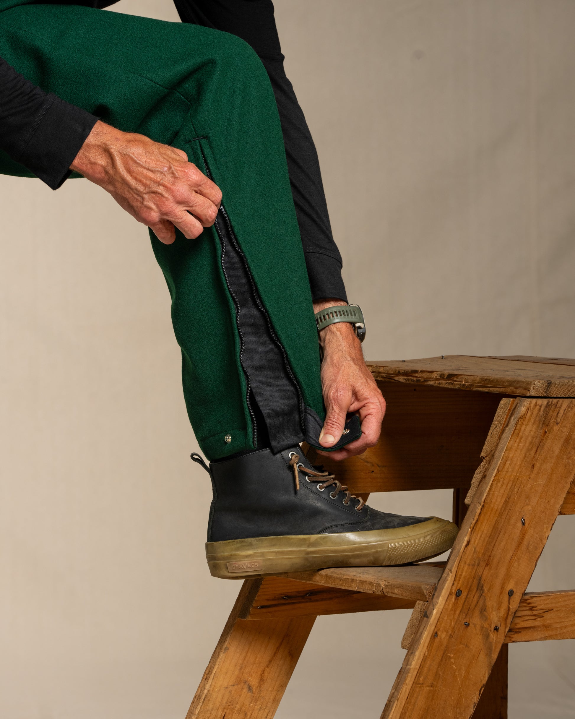 Wool Zip Pants - Lined 74 - Spruce Green / 32 / 32 Wool Zip Pants - Lined 74 - Spruce Green / 32 / 32