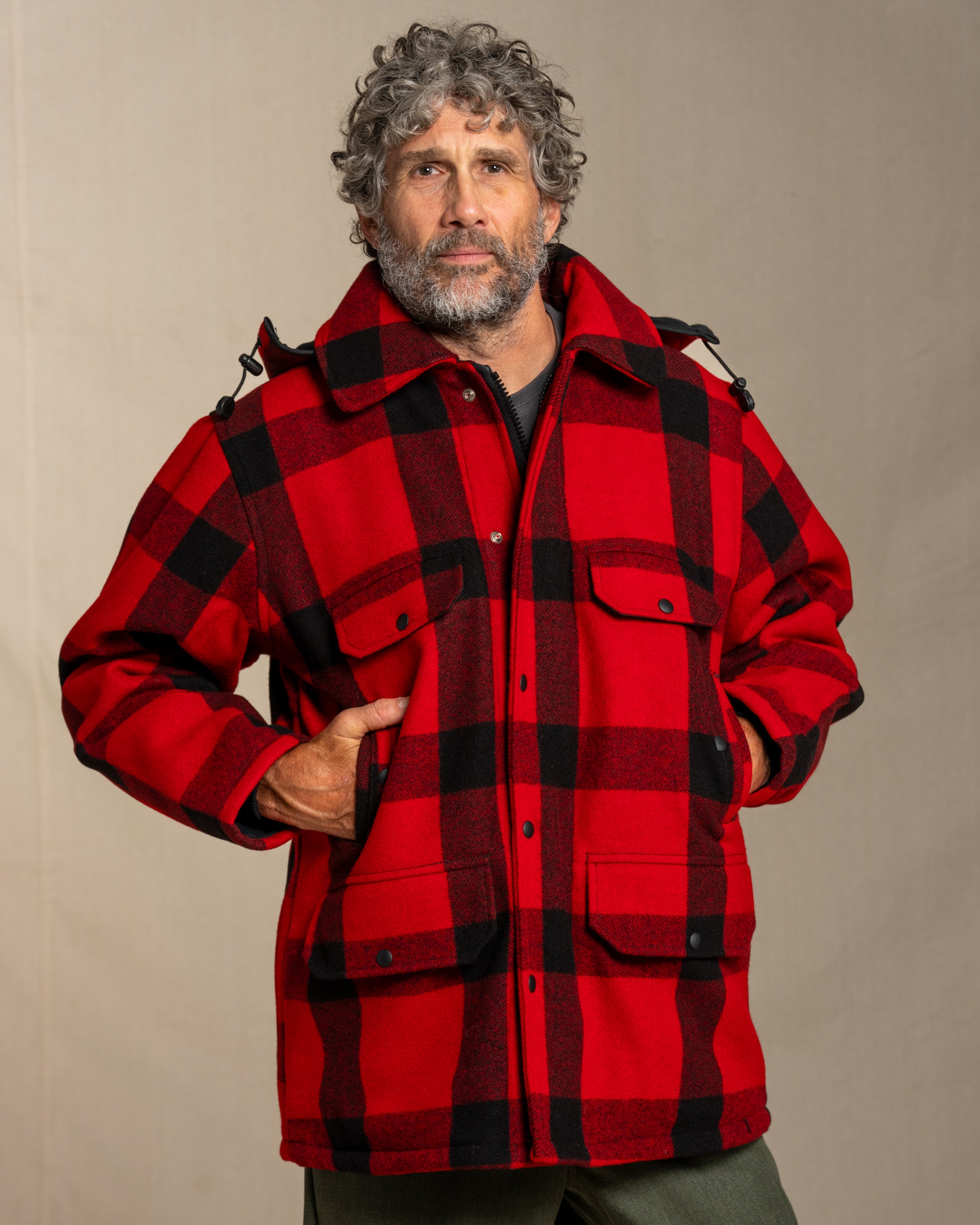 100% Wool Traditional Mackinaw – Johnson Woolen Mills