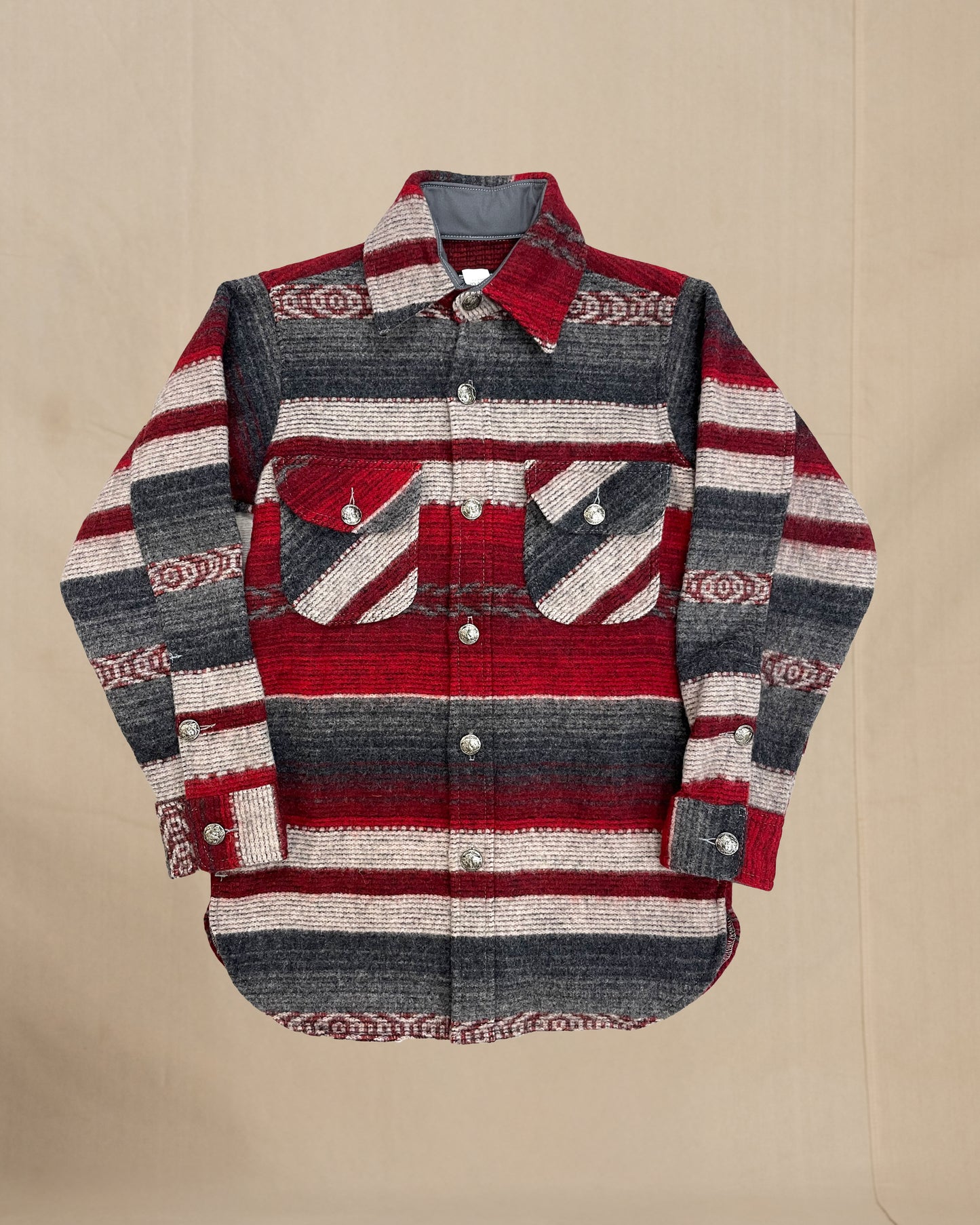 Long tail button down shirt in sterling mountain