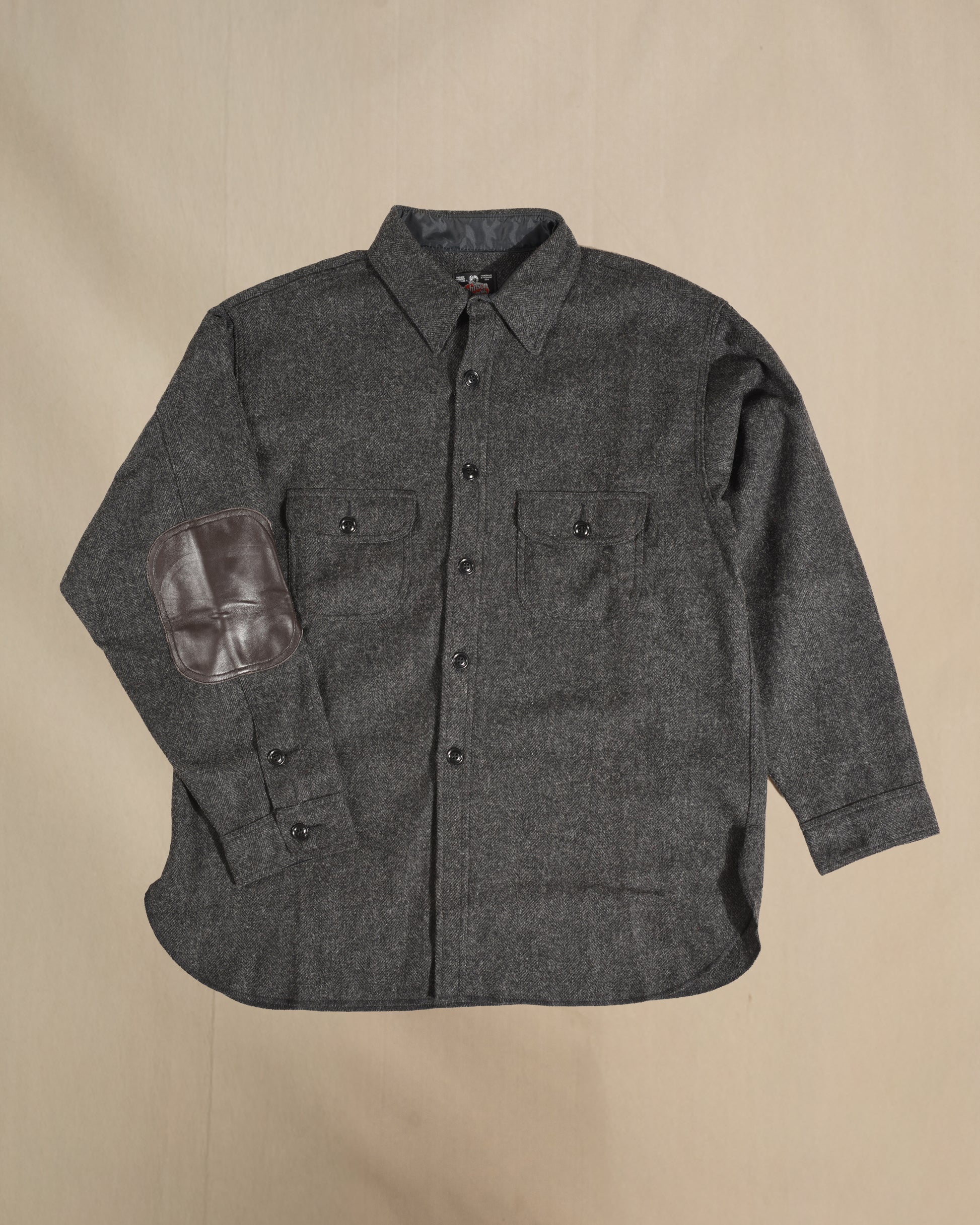 dress shirt elbow patch Men's Elbow Patch Trail Shirt - Brown/Brick Ombre - Pendleton