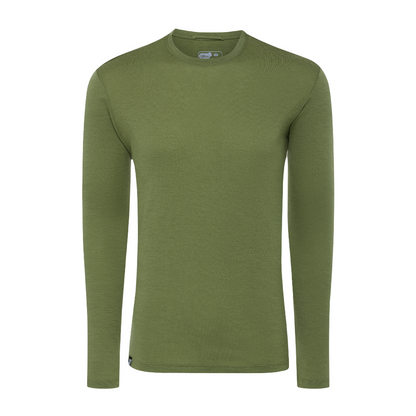 Men's Nuyarn® Merino Wool Long Sleeve in Green