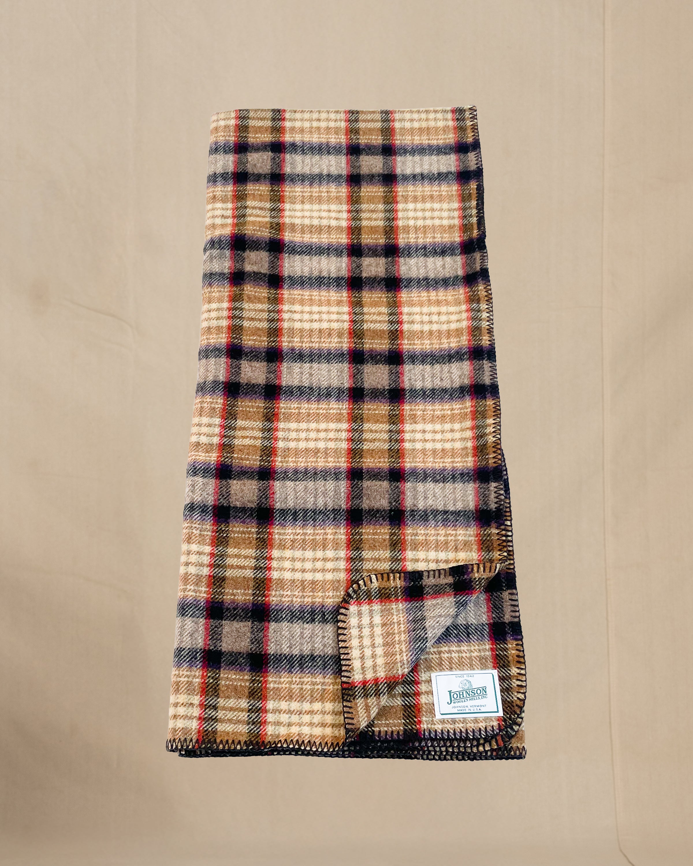 Johnson Woolen Mills Norris Wool Throw