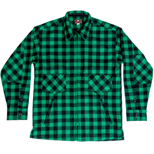 Northwoods x 1842 Jac Shirt - Green & Black Buffalo Check