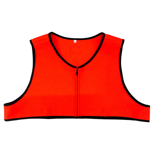 Blaze orange 100% wool safety cape