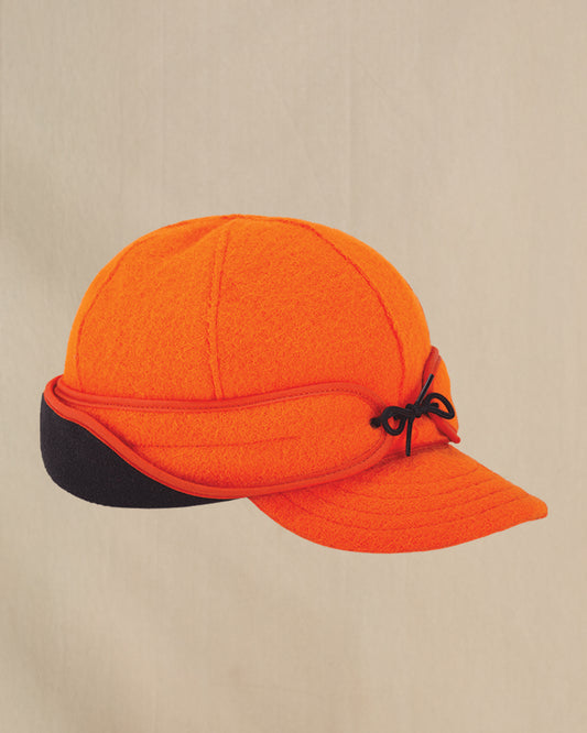 Stormy Kromer Rancher Blaze orange wool rancher cap