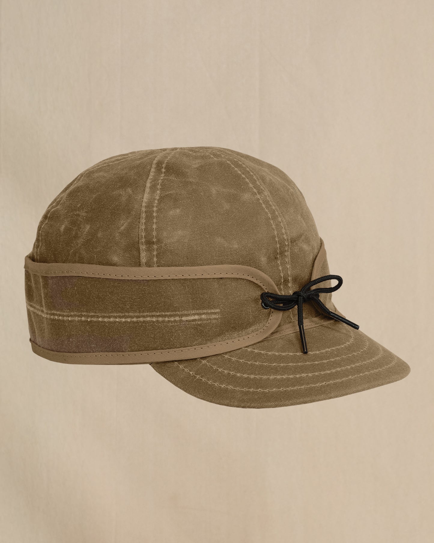 Stormy Kromer Waxed Cotton Cap Sand