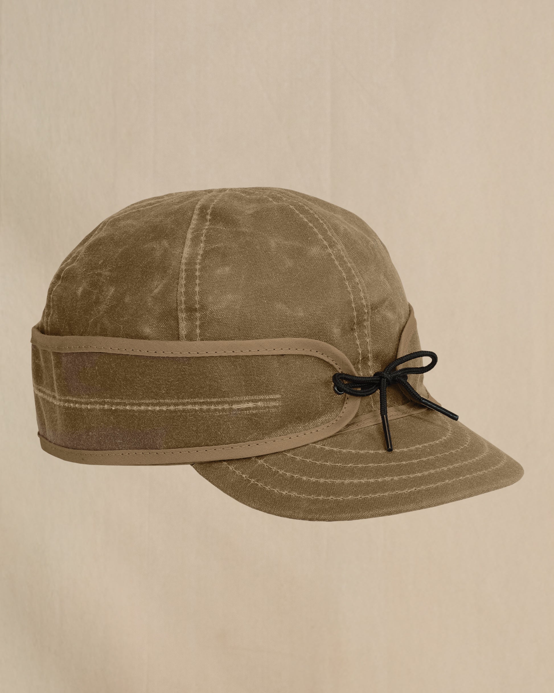 Stormy Kromer Waxed Cotton Cap Sand