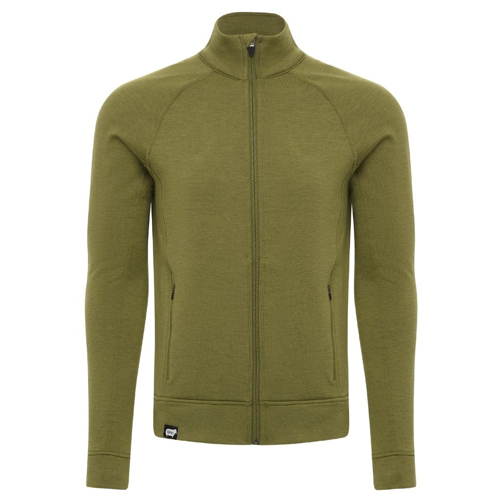 Johnson Woolen Mills - Men's Nuyarn® Everyday Merino Wool Zip-Up