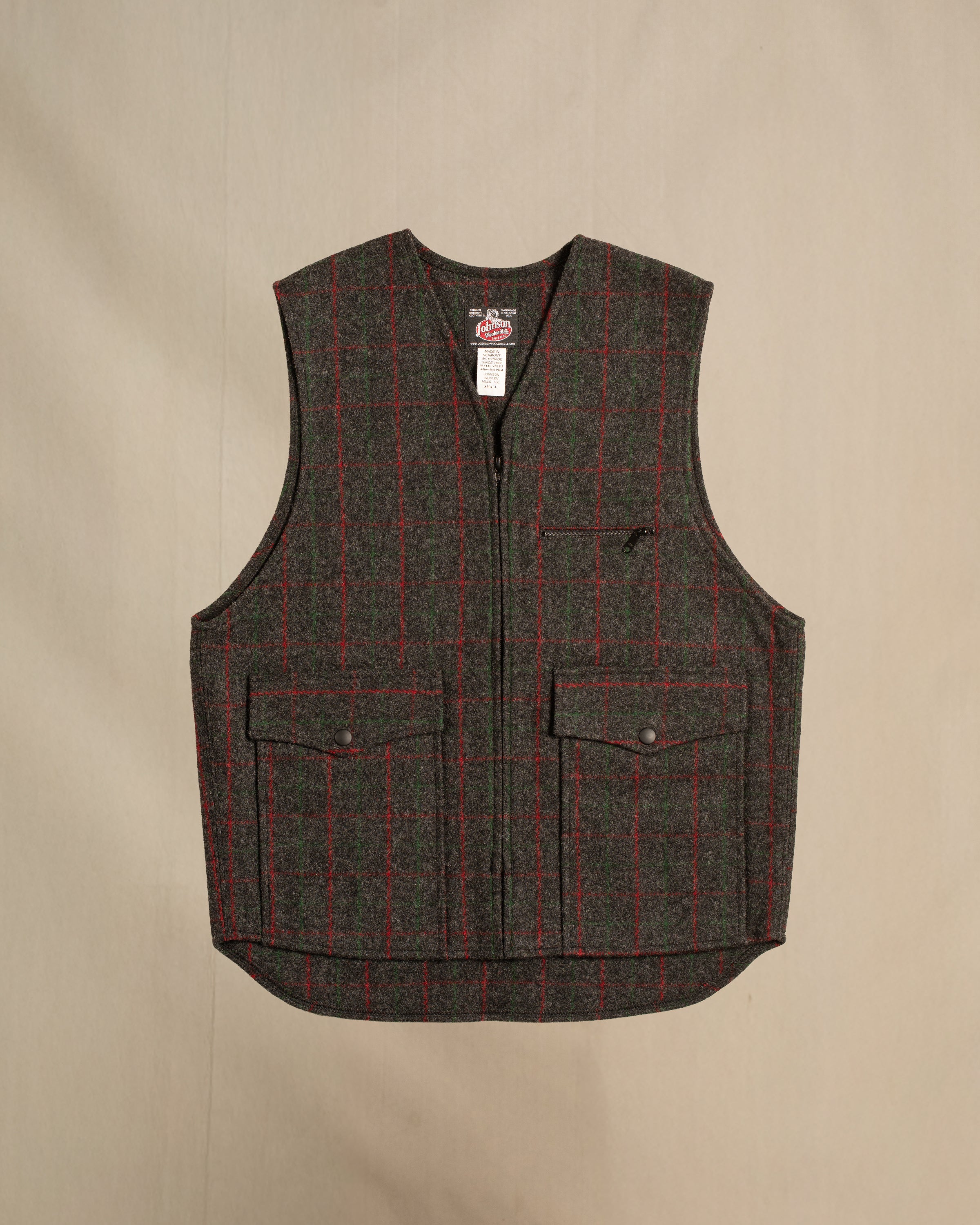 Unlined Wool Vest – Johnson Woolen Mills