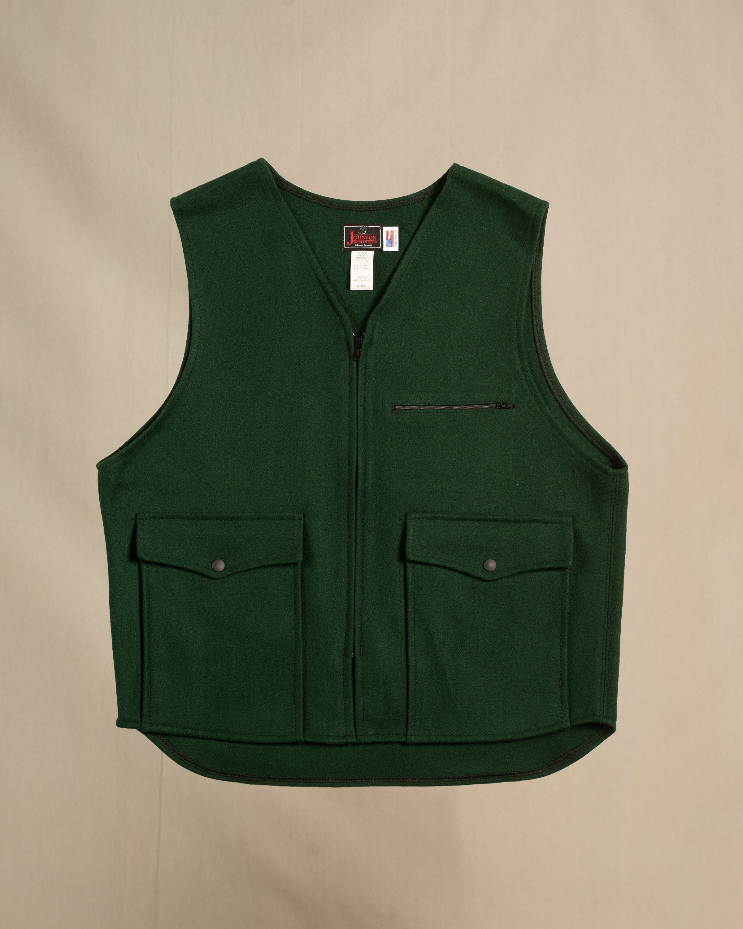 Unlined Wool Vest – Johnson Woolen Mills