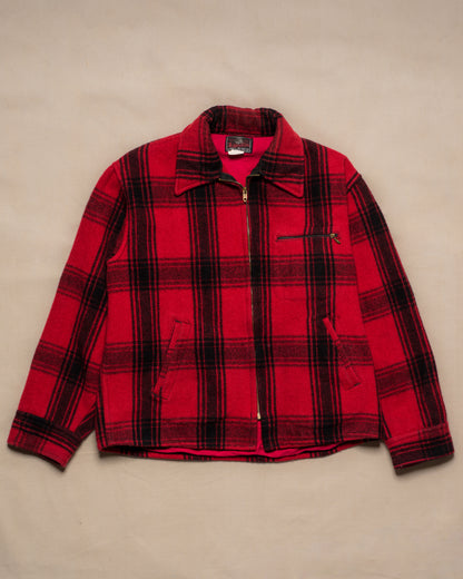 Vintage select plaid wool field jacket