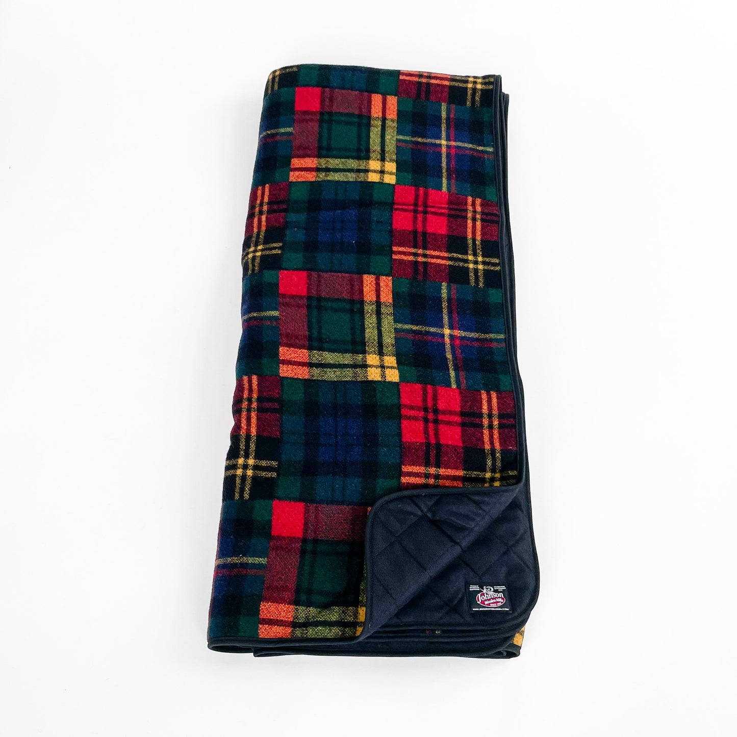 Wilderness Throws Blanket crazy color with quilted liner front view